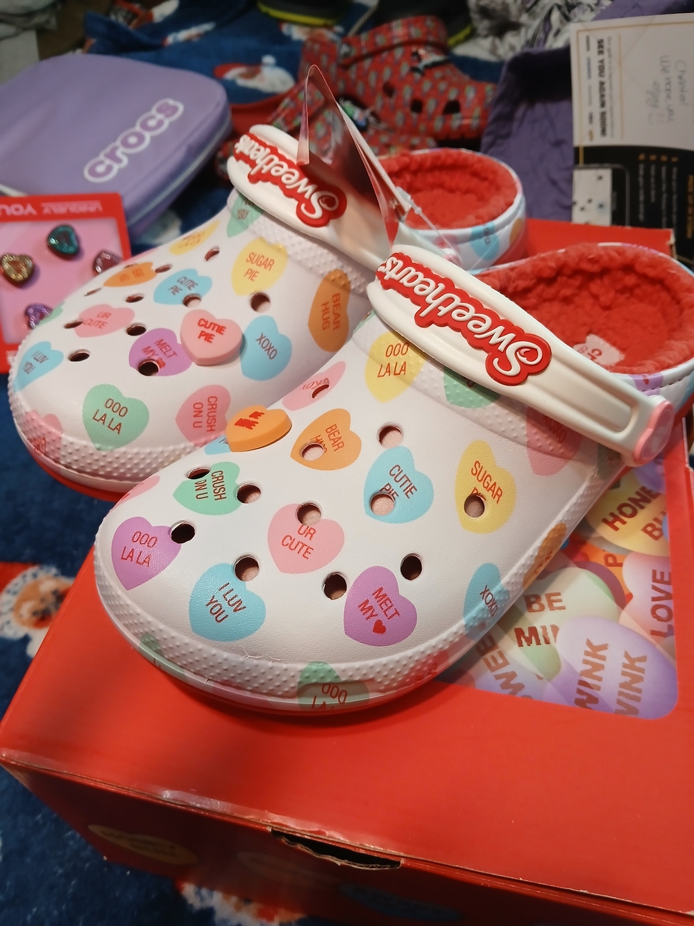 Heart-Print Clog